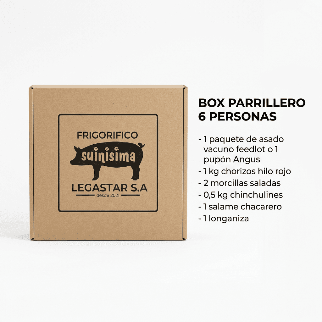 Box parrillero para 6 personas